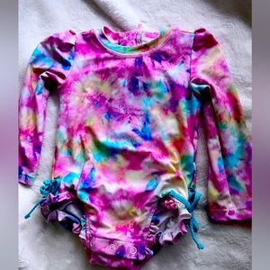 Posh Peanut swimsuit. Ruffles on back. Only worn twice!